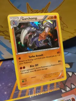 Garchomp #70/122 XY BREAKPoint Pokemon Holo Rare Card 2016 Great Artwork 🐉🔥 - Image 2