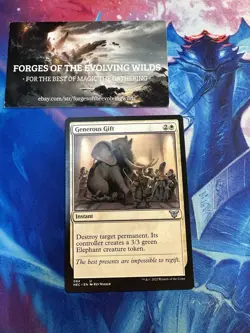 Generous Gift Kamigawa Neon Dynasty Commander - Image 1