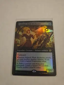 Ashnod, Flesh Mechanist (Extended Art) #323 (Foil) NM Brothers' War Magic MTG - Image 2