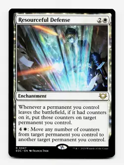 Resourceful Defense [Commander: Edge of Eternities] MTG Magic NM/M ⚪ - Image 1