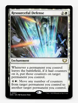 Resourceful Defense [Commander: Edge of Eternities] MTG Magic NM/M ⚪ - Image 3