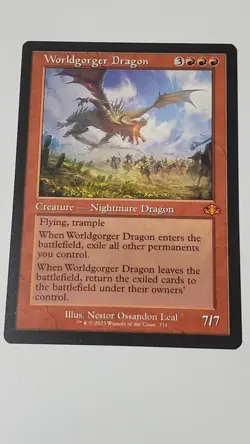 Worldgorger Dragon (Retro Frame) Dominaria Remastered Regular - Image 1