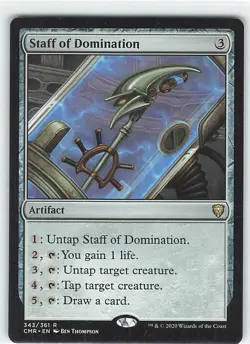 MTG - Staff of Domination - Commander Legends - NM - Image 1