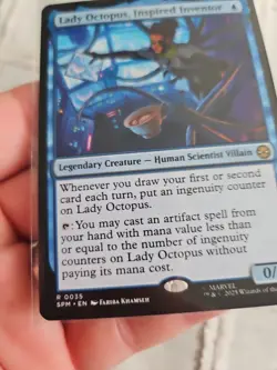 MTG SPM Lady Octopus, Inspired Inventor 0035 Magic the Gathering R PACK FRESH - Image 2