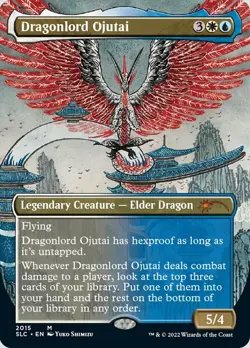 Light Play x 1 Dragonlord Ojutai - Foil - Borderless Secret Lair Drop Series - F - Image 1