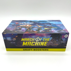 Magic the Gathering MtG MARCH OF THE MACHINE Draft Booster Box • FACTORY SEALED - Image 1