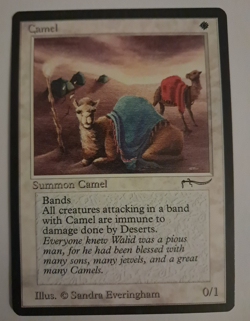 Camel LP/MP Arabian Nights MTG Magic the Gathering - Image 1