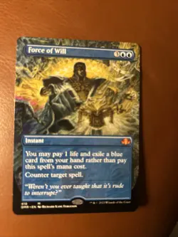 Force of Will (Borderless) Dominaria Remastered Regular - Image 1