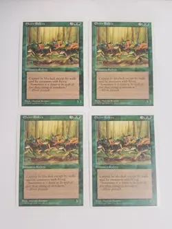 MTG Playset 4x Elven Riders (4th Edition/Green/U) - BGM - Image 1