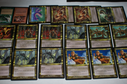 MTG 17x invasion gold border magic card lot MP - Image 1