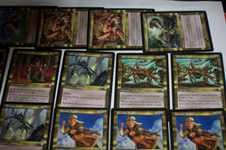 MTG 17x invasion gold border magic card lot MP - Image 5