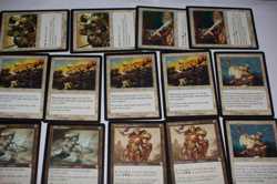 MTG 14x invasion artifact white magic card lot MP - Image 1