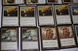 MTG 14x invasion artifact white magic card lot MP - Image 3