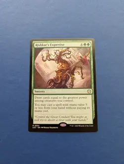 MTG Rishkar's Expertise: The Lost Caverns of Ixalan #254 - NM - Image 1