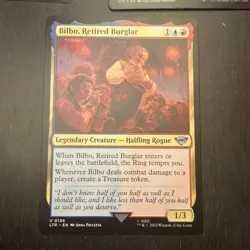 MTG STARTER COMMANDER DECK - Bilbo, Retired Burglar - U/R Copies - Image 1