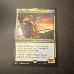 MTG STARTER COMMANDER DECK - Hanna, Ship’s Navigator - U/W Enchantments - Image 1