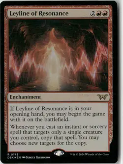 Leyline of Resonance 143 Foil NM MTG Duskmourn Magic - Image 1