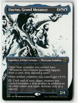 Unctus, Grand Metatect (Showcase) 303 NM MTG Phyrexia: All Will Be One Magic - Image 1