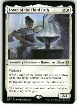 Loran of the Third Path 143 NM MTG Commander: Bloomburrow Magic - Image 1