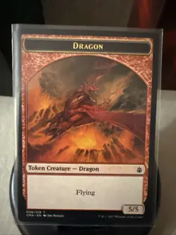 Dragon Token (006) Light Play, English Magic the Gathering MTG Iconic Masters - Image 1