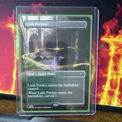 MTG Lush Portico (Borderless) Normal NM Murders at Karlov Manor Magic 327 - Image 1