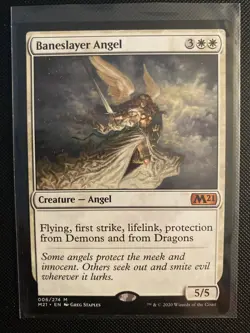 BANESLAYER ANGEL X1 CORE SET 2021 M21 MTG MAGIC - Image 1