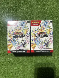 Pokemon TCG Prismatic Evolutions Booster Bundle Lot of 2 Sealed! - Image 1