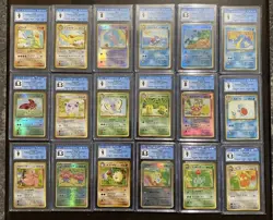 Complete Japanese Southern Islands Pokemon Set Cgc Graded 8.0-9.5 - Image 1