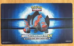 Mega Swampert EX - Pokemon Play Mat 23”x13” - Image 1