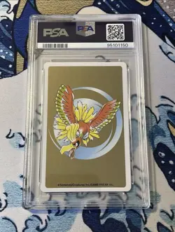 Pokemon Gold Poker Playing Card Houndour 3 of Diamonds #228 PSA 9 Mint - Image 2