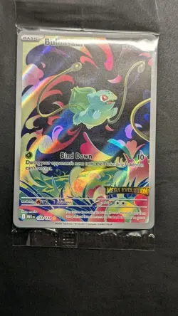 Bulbasaur 133/132 Mega Evolutions Stamped Promo Sealed Holo Pokemon - Image 1