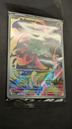 Bulbasaur 133/132 Mega Evolutions Stamped Promo Sealed Holo Pokemon - Image 2