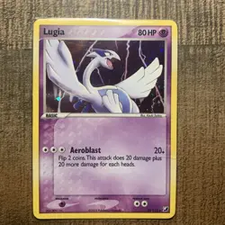 Pokemon TCG EX Unseen Forces Lugia 29/115 Holo Rare Card - Image 1