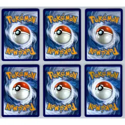 (6) Snorlax Pokemon Card Lot Reverse Holo Rare English TCG Collection Set - Image 2