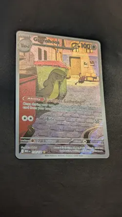Gumshoos 153/132 Illustration Rare Pokemon Mega Evolution Pack Fresh - Image 2