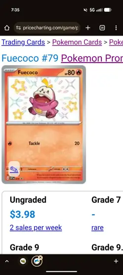 Pokemon TCG Shiny Fuecoco Crocalor Skeledirge Paldea Evolved Ultra Rare Promo NM - Image 2