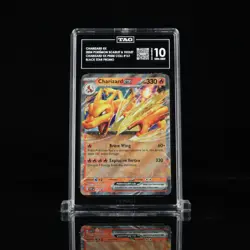 TAG 10 CHARIZARD EX #161 2024 POKEMON SVP EN BLACK STAR PROMO - Image 1