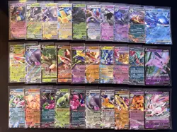 Lot of 150 Pokemon Cards V/VMAX/EX/Full Art/GX/Trainer/Holos Modern Collection - Image 3