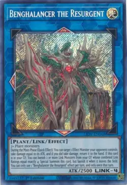 Yugioh! LP Benghalancer the Resurgent - LIOV-EN048 - Secret Rare - 1st Edition L - Image 1