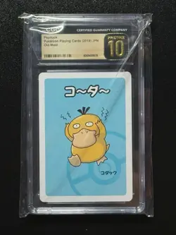 Pokemon TCG Psyduck 2019 Japanese Old Maid Deck CGC 10 Pristine - Image 1