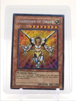 GUARDIAN OF ORDER 2008 YU-GI-OH KONAMI DESTRUCTION 1ST ED HOLO RARE Q3423 - Image 1