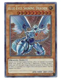 Blue-Eyes Shining Dragon LCKC-EN008 Yu-Gi-Oh Legendary Collection NM - Image 1