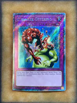 Yugioh Ultimate Offering RA03-EN088 Platinum Secret Rare 1st Ed NM - Image 1
