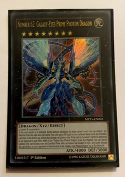 Yu-Gi-Oh! - Number 62: Galaxy-Eyes Prime Photon Dragon BLLR-EN070 - Ultra Rare - Image 1
