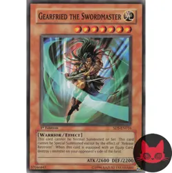 Yugioh Gearfried the Swordmaster SD5-EN016 Common 1st Edition NM - Image 1