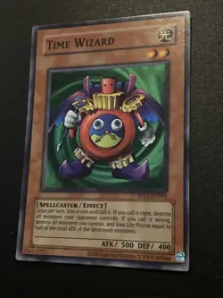 Yu-Gi-Oh! Card TCG Time Wizard RP01-EN035 2024 Retro Pack Reprint Super Rare NM - Image 1