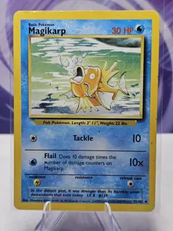 POKEMON BASE SET CARD 35/102 Magikarp - Image 1