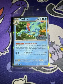 Pokemon Temporal Forces Staff Prerelease Promo Set of 4 NM Sealed Cards - Image 1