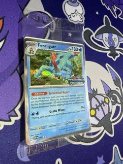 Pokemon Temporal Forces Staff Prerelease Promo Set of 4 NM Sealed Cards - Image 3