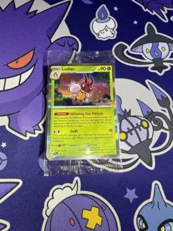 Pokemon Stellar Crown Staff Prerelease Promo Set of 4 NM Sealed Cards - Image 2